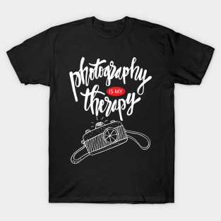 Photography is my therapy T-Shirt